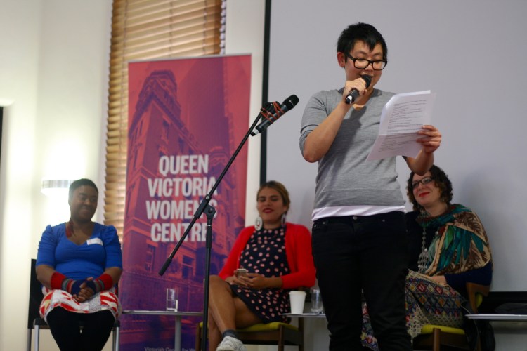 Lian Low in the Spoken Word session